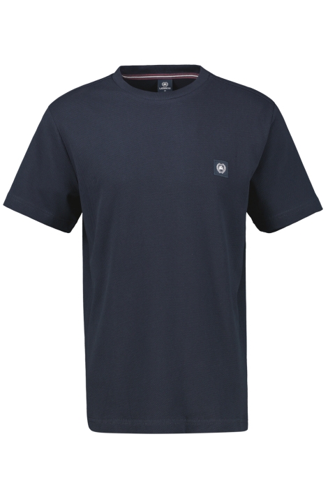 Lerros blauwe heren t-shirt | Vooraanzicht