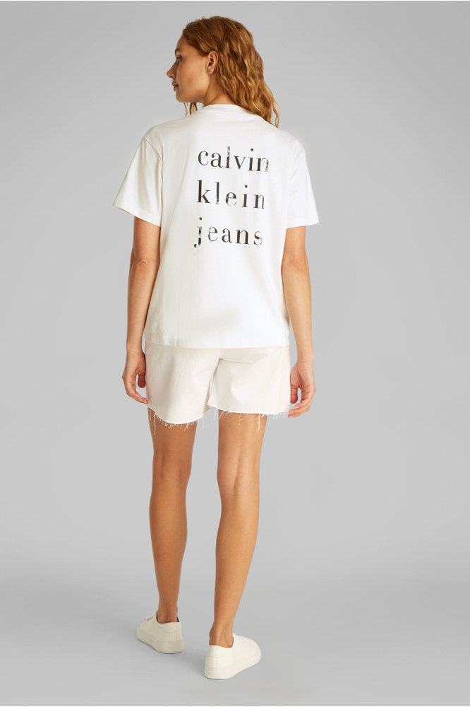Calvin Klein beige dames t-shirt | Model