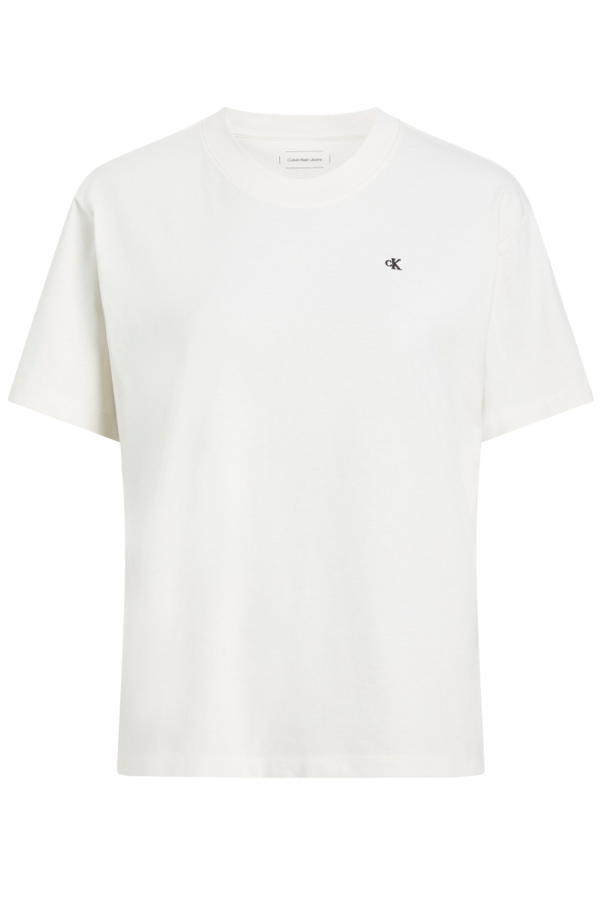 Calvin Klein beige dames t-shirt | Achteraanzicht