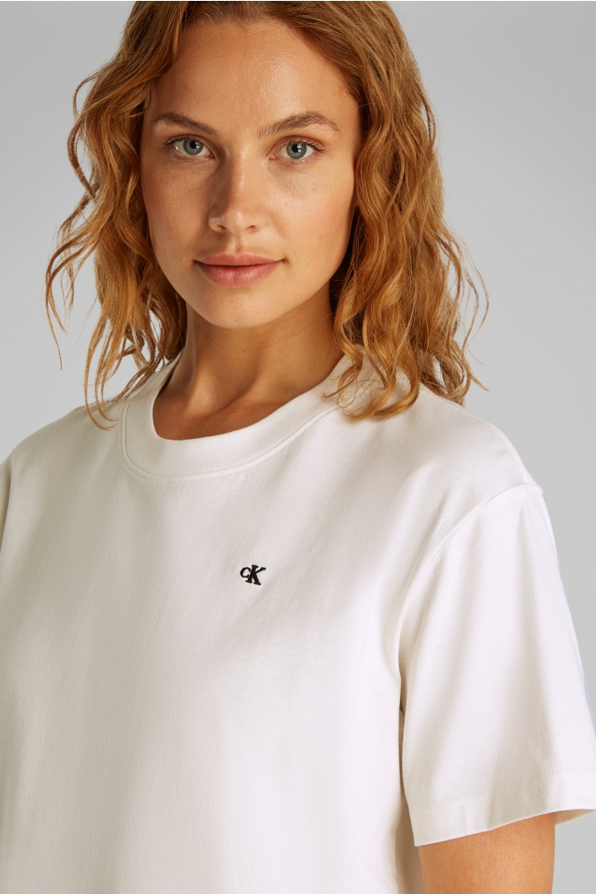 Calvin Klein beige dames t-shirt | Close up
