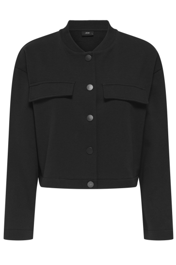 Jacqueline de Yong JDYPARIS L/S BOMBER JACKET JRS DIA 15356053 BLACK