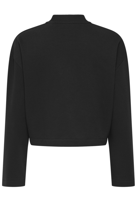 Jacqueline de Yong zwarte dames jas | Achteraanzicht