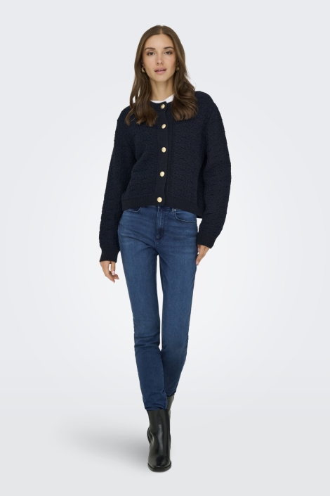 Jacqueline de Yong blauwe dames vest | Model