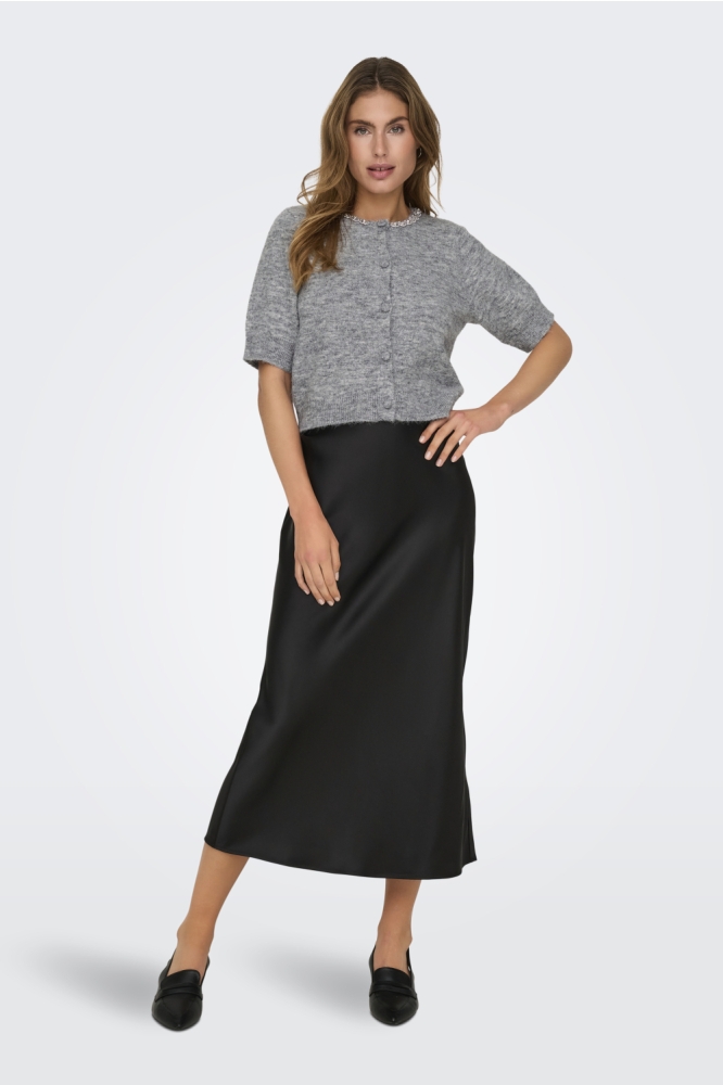 Jacqueline de Yong grijze dames vest | Model