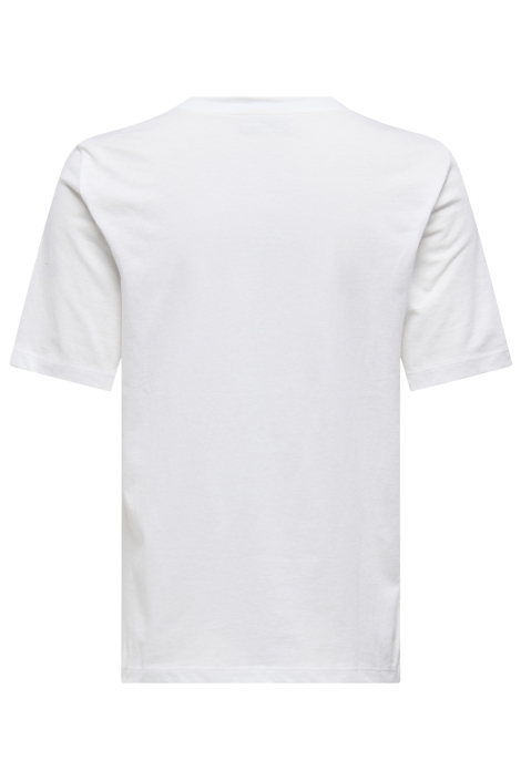 Jacqueline de Yong witte dames t-shirt | Achteraanzicht