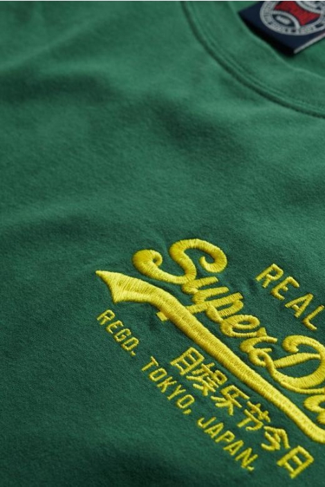 Superdry groene heren t-shirt | Kleurstaal