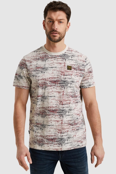 PME legend multi color heren t-shirt | Model vooraanzicht