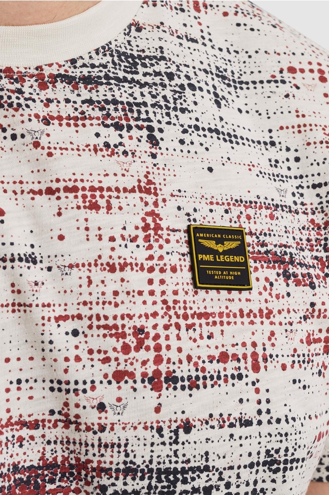 PME legend multi color heren t-shirt | Close up