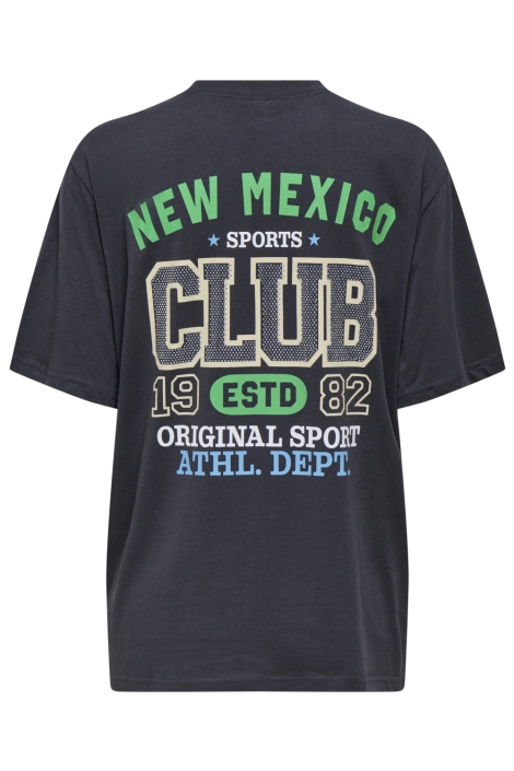 Only grijze dames t-shirt | Achteraanzicht