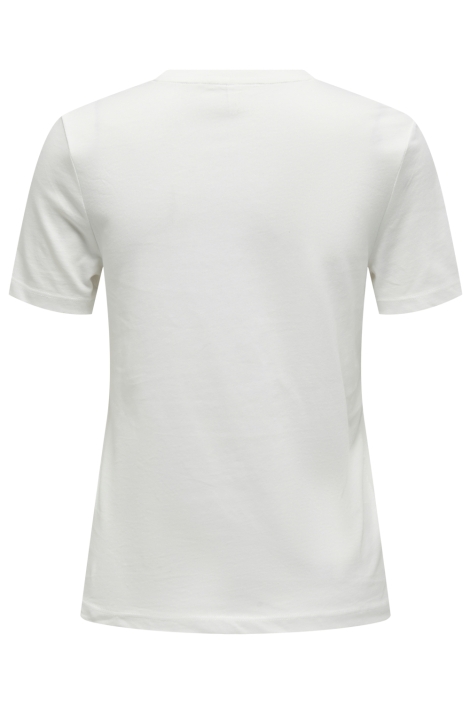 Only witte dames t-shirt | Achteraanzicht