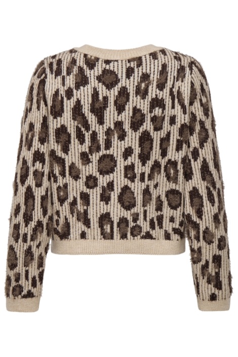 Only beige dames vest | Achteraanzicht