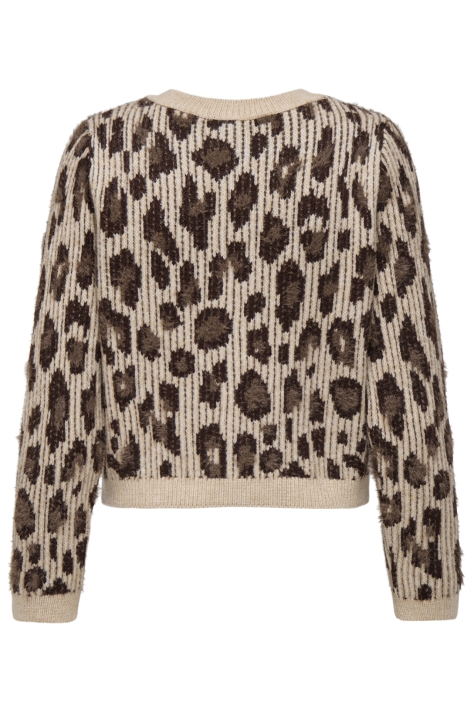 Only beige dames vest | Achteraanzicht