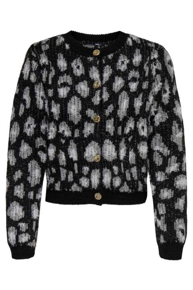 Only zwarte dames vest | Vooraanzicht