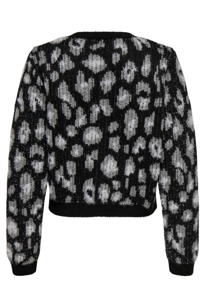 Only zwarte dames vest | Achteraanzicht