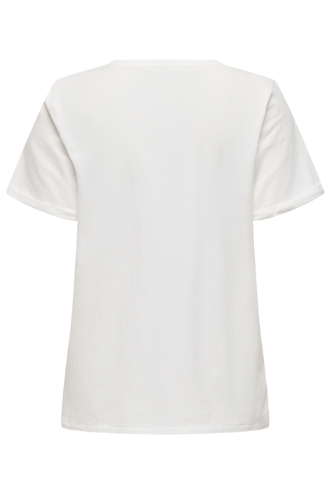 Only witte dames t-shirt | Achteraanzicht