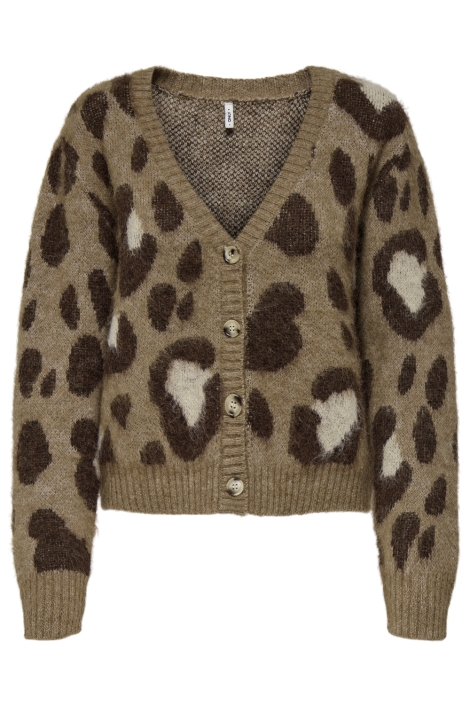 Only camel dames vest | Vooraanzicht