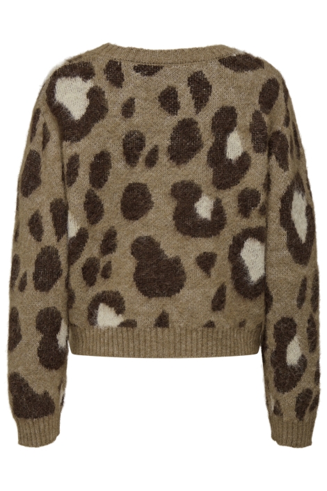 Only camel dames vest | Achteraanzicht