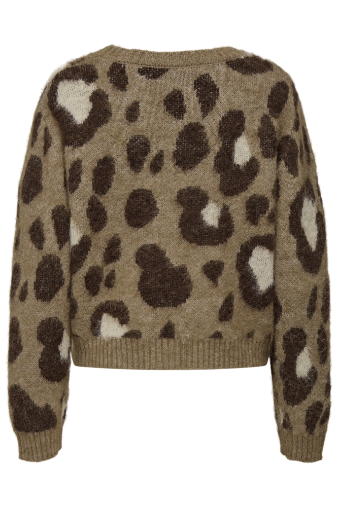 Only camel dames vest | Achteraanzicht