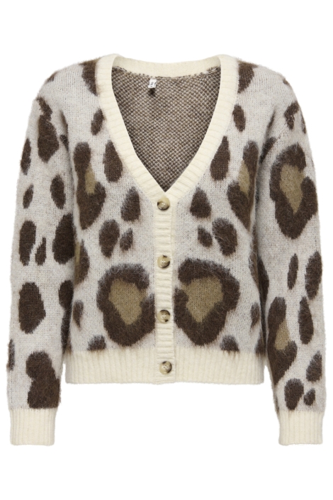 Only ecru dames vest | Vooraanzicht