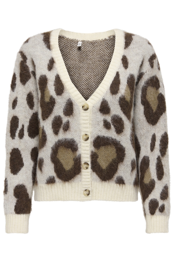 Only ecru dames vest | Vooraanzicht