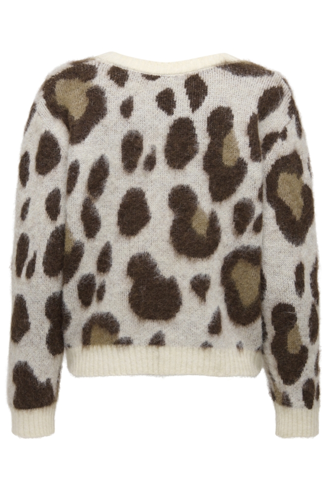 Only ecru dames vest | Achteraanzicht