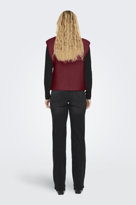 Only bordeaux dames gilet | Model