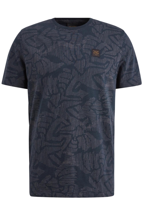 PME legend blauwe heren t-shirt | Vooraanzicht