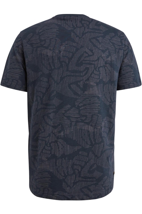 PME legend blauwe heren t-shirt | Achteraanzicht