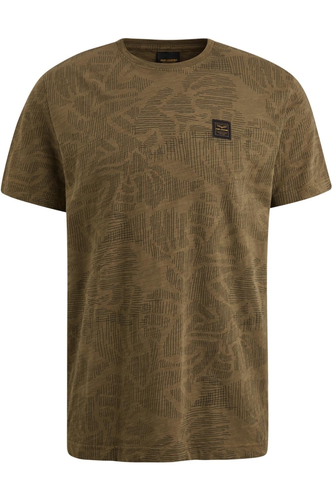 PME legend groene heren t-shirt | Vooraanzicht