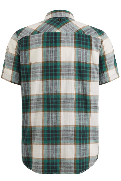 PME legend groene heren overhemd | Achteraanzicht