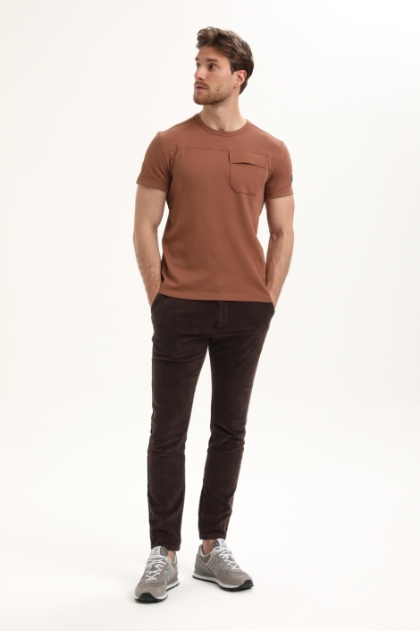 Gabbiano oranje heren t-shirt | Model