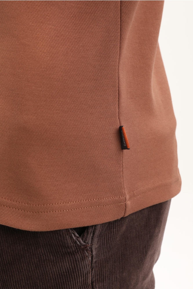 Gabbiano oranje heren t-shirt | Kleurstaal