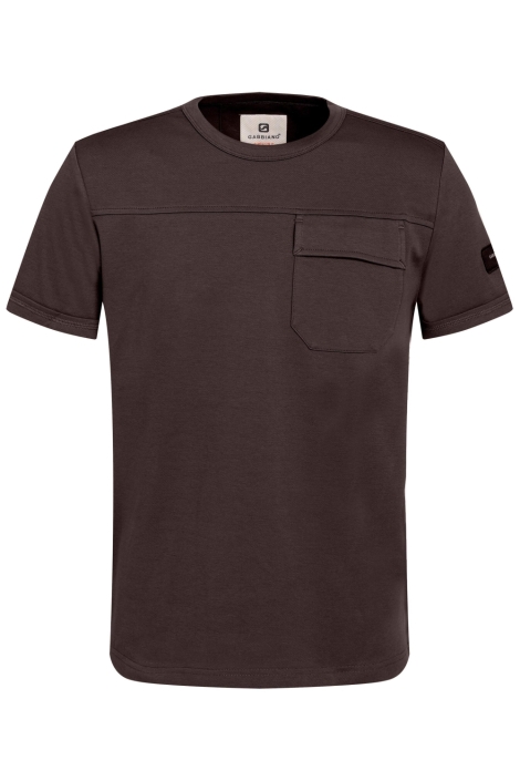 Gabbiano bruine heren t-shirt | Vooraanzicht
