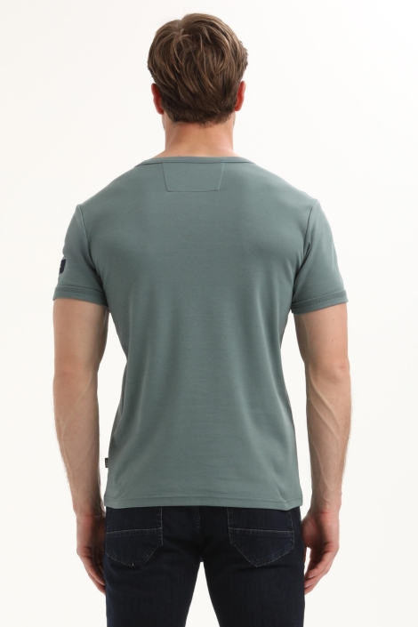 Gabbiano blauwe heren t-shirt |