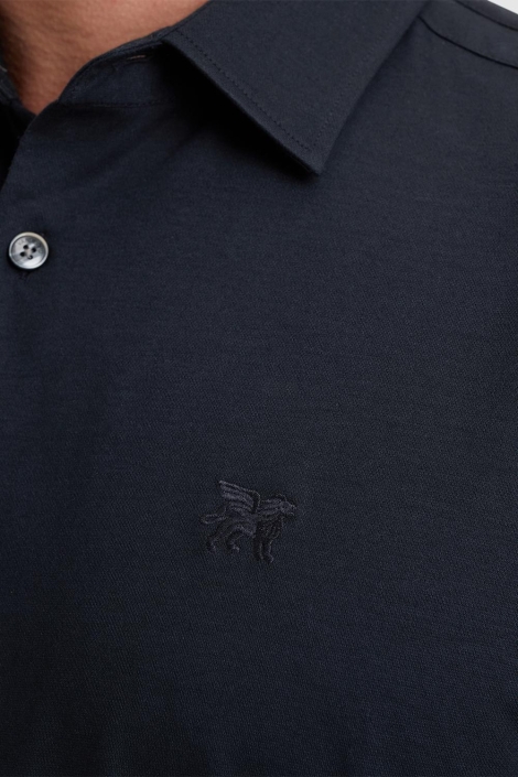 Vanguard blauwe heren overhemd | Close up