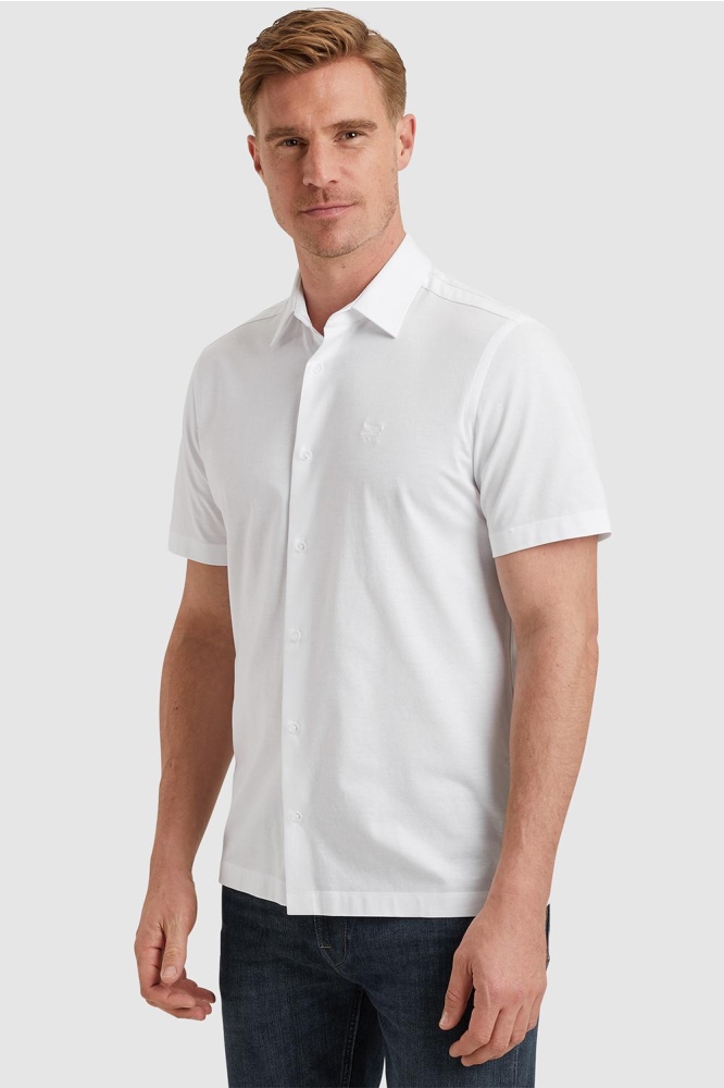 Vanguard witte heren overhemd | Model vooraanzicht