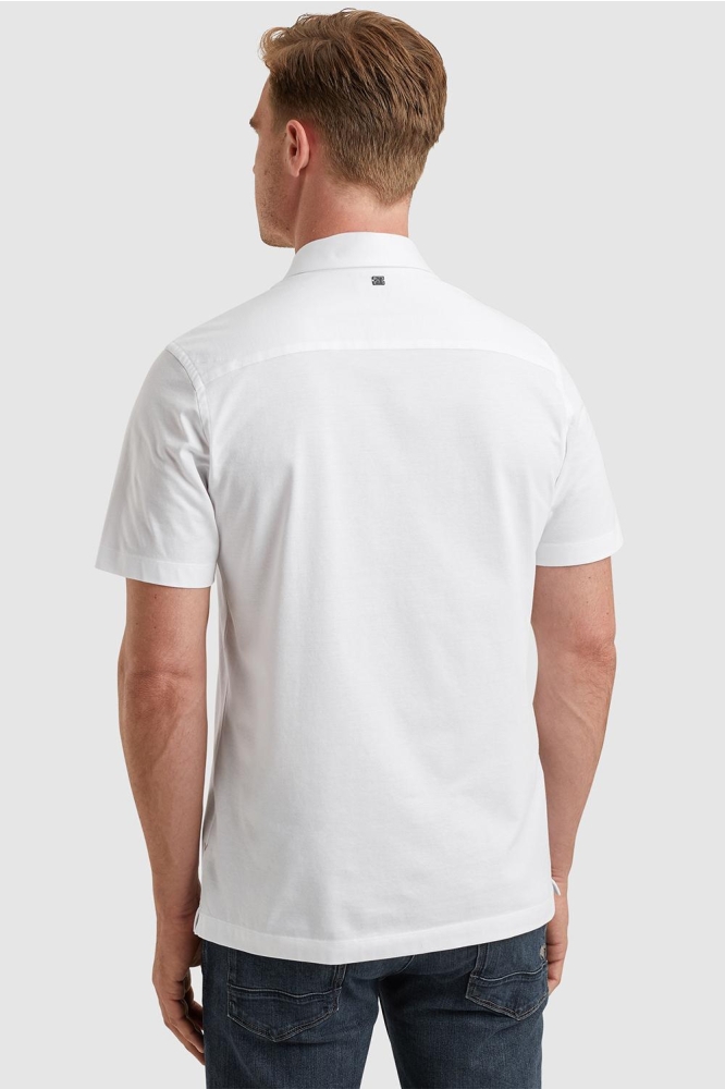 Vanguard witte heren overhemd | Model achteraanzicht