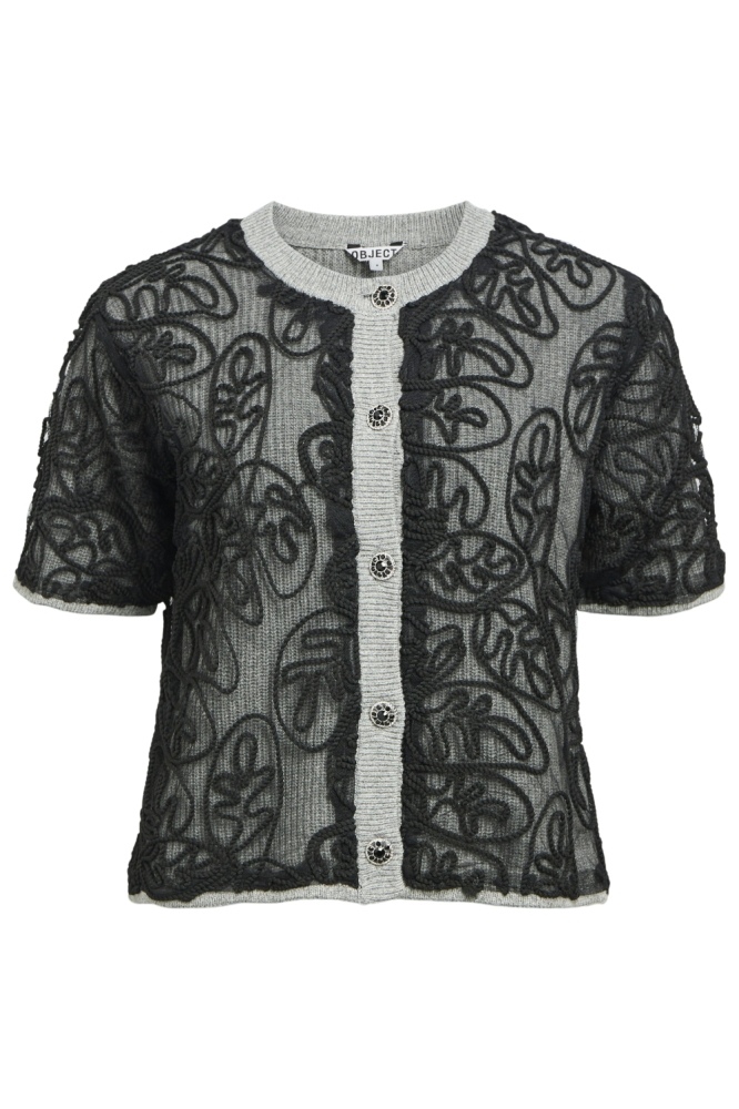 Object grijze dames vest | Vooraanzicht