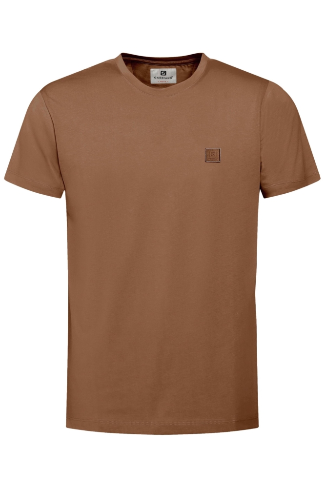 Gabbiano oranje heren t-shirt | Vooraanzicht