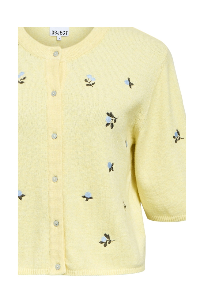 Object gele dames vest | Close up