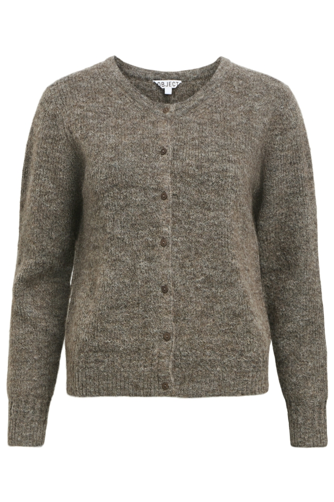 Object bruine dames vest | Vooraanzicht