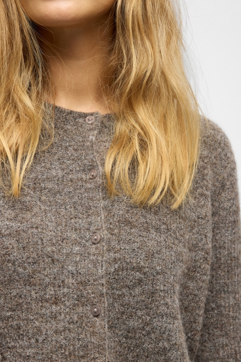 Object bruine dames vest | Close up