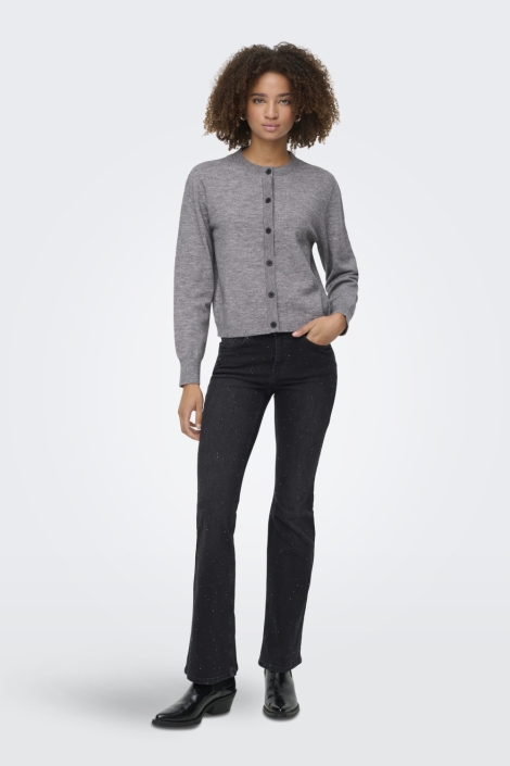 Only grijze dames vest | Model