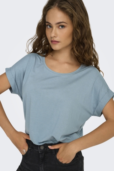 Only onlmoster s/s o-neck top noos jrs Blauw