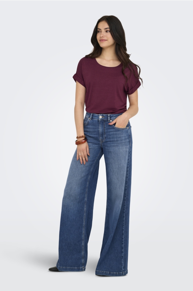 Only bordeaux dames t-shirt | Model