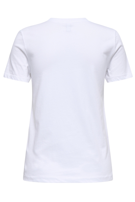 Only witte dames t-shirt | Achteraanzicht