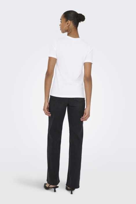 Only witte dames t-shirt | Model