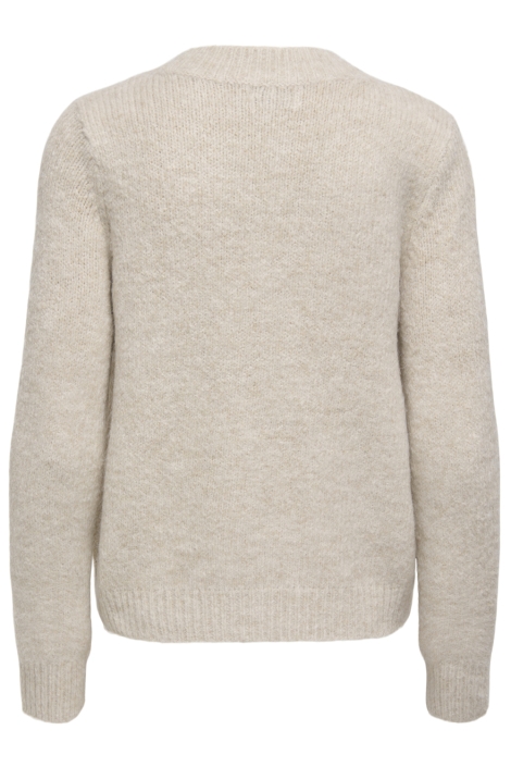 Only beige dames vest | Achteraanzicht