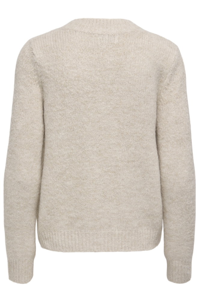 Only beige dames vest | Achteraanzicht