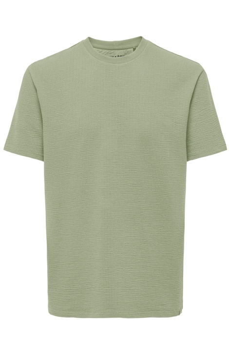 Only & Sons groene heren t-shirt | Vooraanzicht